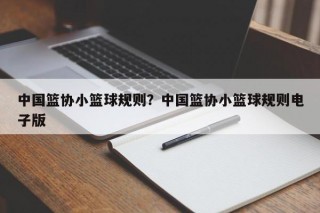 中国篮协小篮球规则？中国篮协小篮球规则电子版