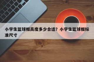 小学生篮球框高度多少合适？小学生篮球框标准尺寸