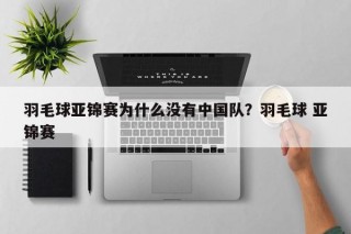 羽毛球亚锦赛为什么没有中国队？羽毛球 亚锦赛