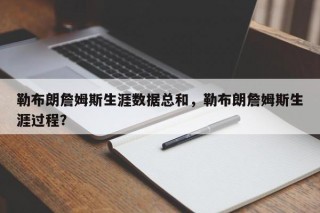 勒布朗詹姆斯生涯数据总和，勒布朗詹姆斯生涯过程？