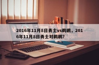 2016年11月8日勇士vs鹈鹕，2016年11月8日勇士对鹈鹕？